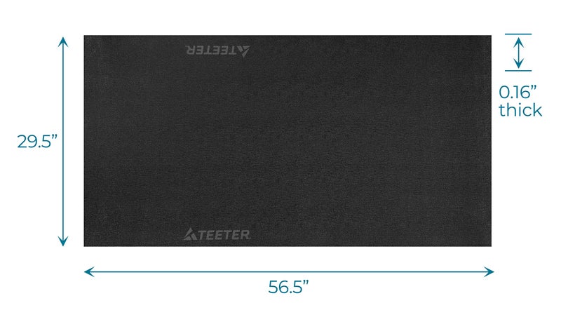 Teeter Heavy-Duty Equipment Mat for FreeStep Recumbent Cross Trainer, Power10 Rower, and FitForm Strength Trainer - Image 2